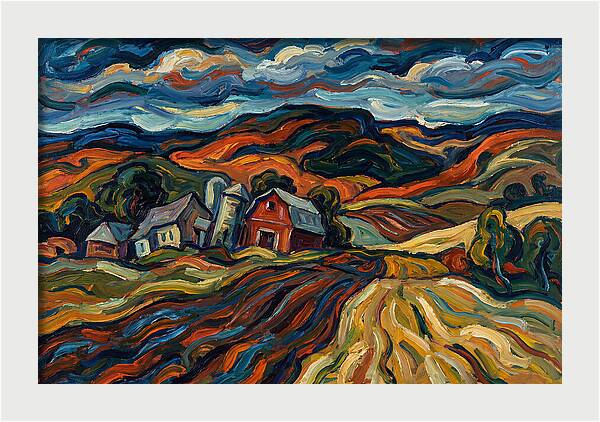 Farm Landscape Serenity