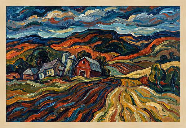 Farm Landscape Serenity