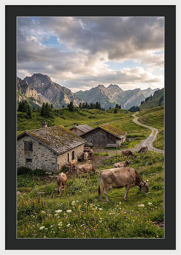 Farm Life In The Alps