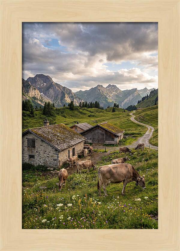 Farm Life In The Alps