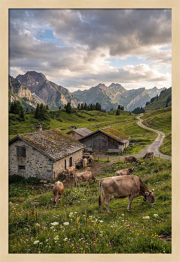 Farm Life In The Alps