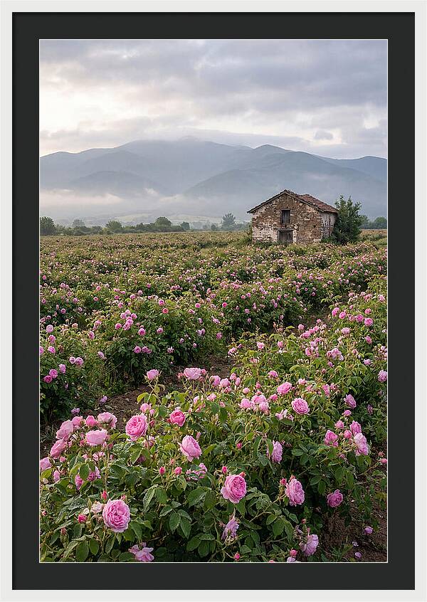 Farm Roses In Bulgaria