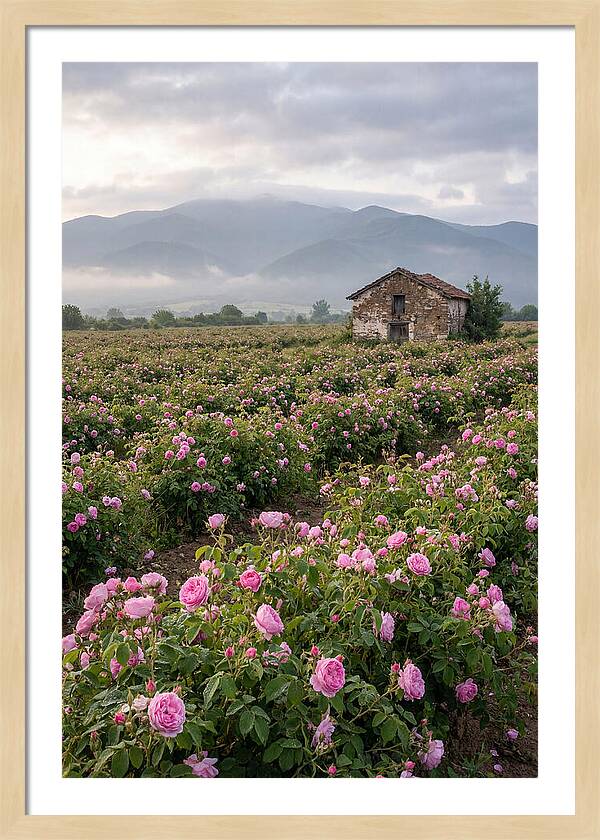Farm Roses In Bulgaria