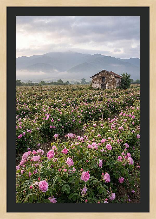 Farm Roses In Bulgaria