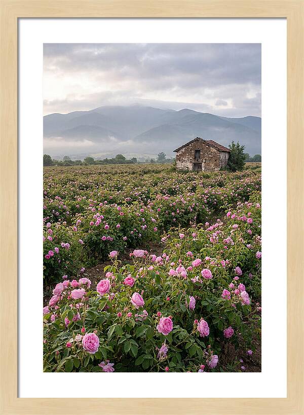 Farm Roses In Bulgaria