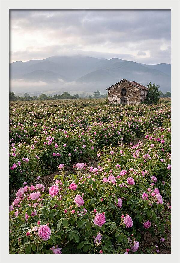 Farm Roses In Bulgaria