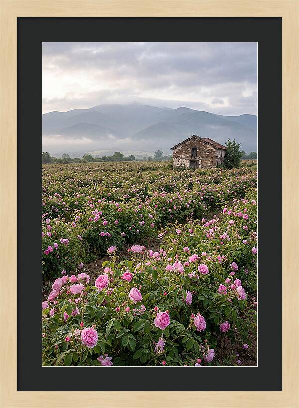 Farm Roses In Bulgaria
