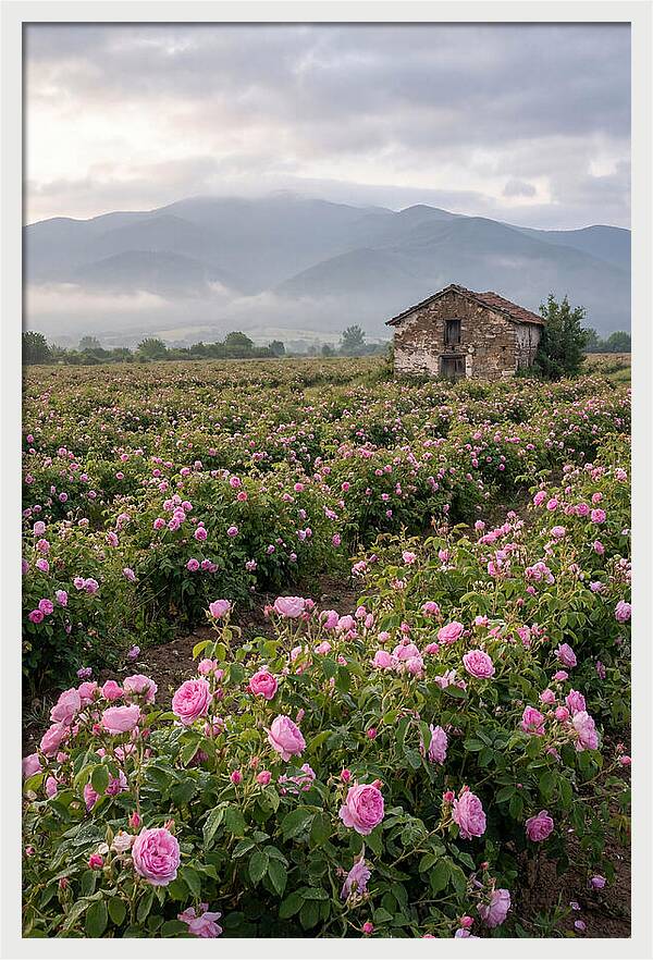 Farm Roses In Bulgaria