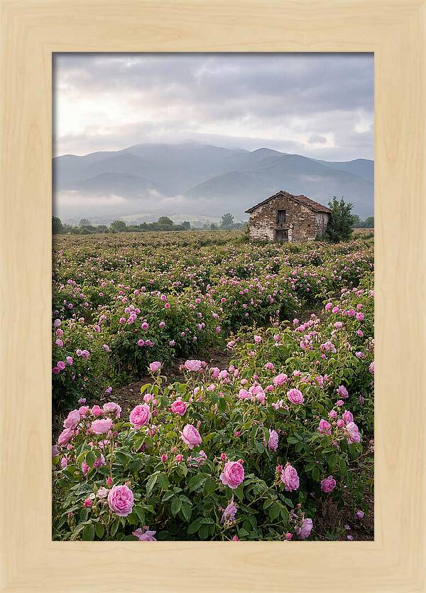Farm Roses In Bulgaria