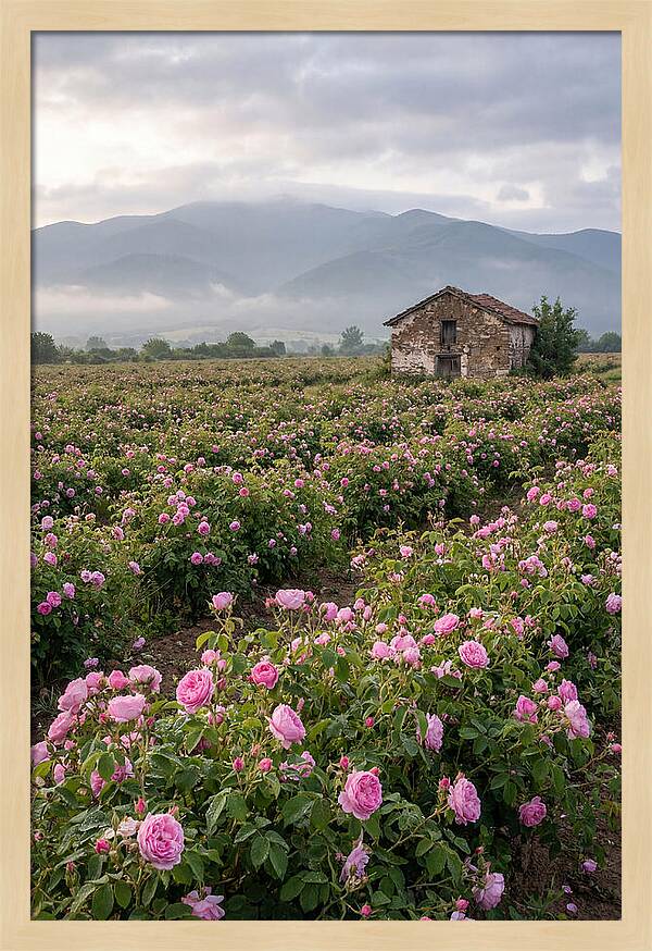 Farm Roses In Bulgaria