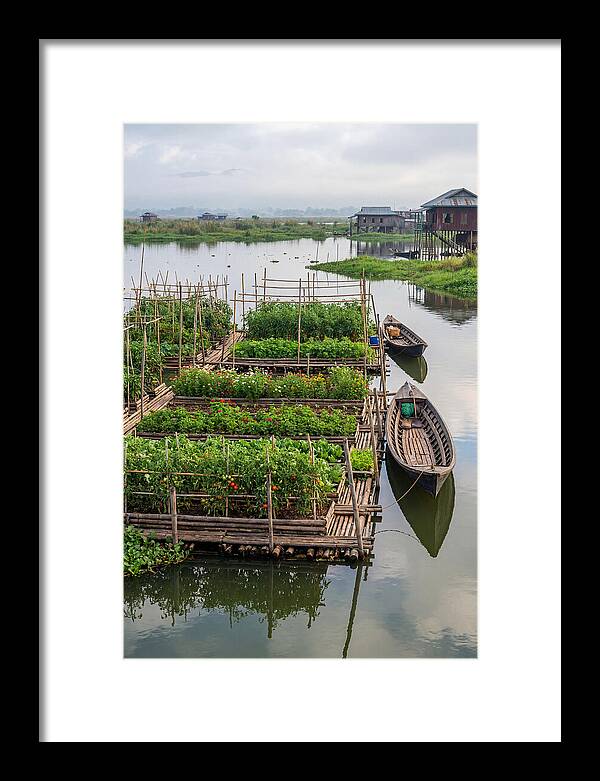 Farmers Floating On Water
