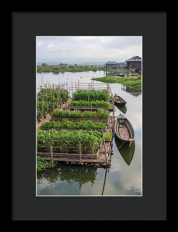 Farmers Floating On Water