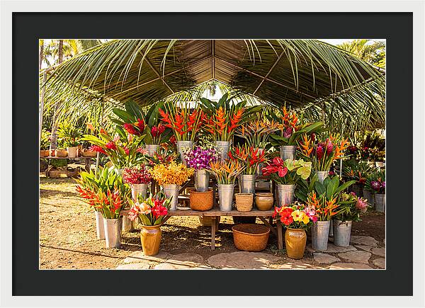 Farmers Market Flower Display