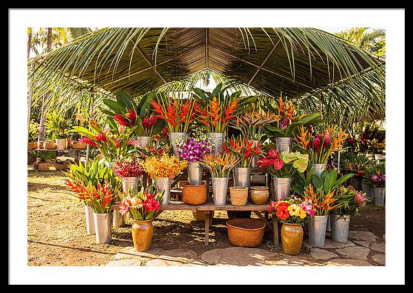 Farmers Market Flower Display