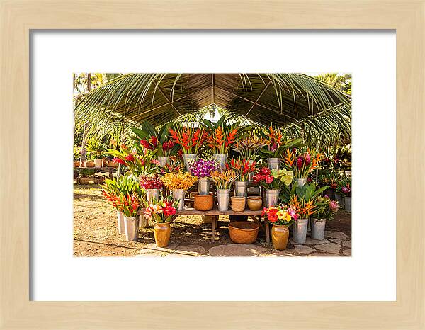Farmers Market Flower Display