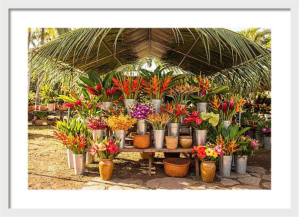 Farmers Market Flower Display