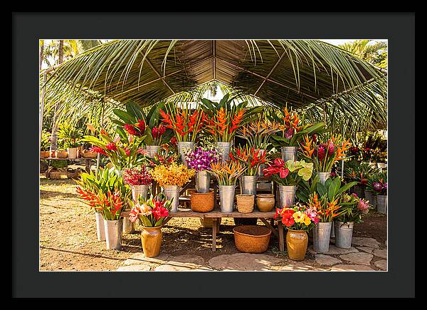 Farmers Market Flower Display