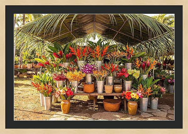Farmers Market Flower Display