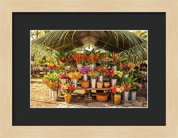 Farmers Market Flower Display