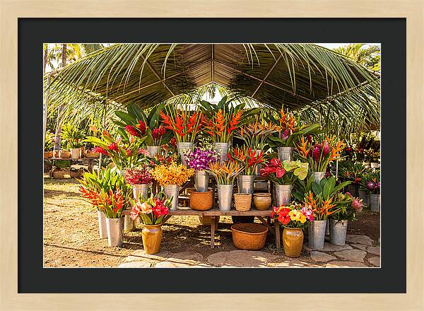 Farmers Market Flower Display