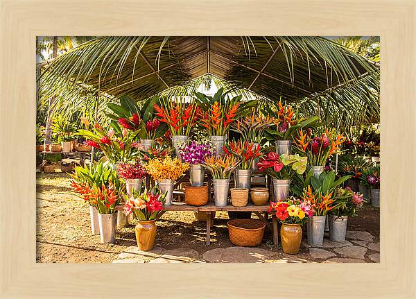 Farmers Market Flower Display