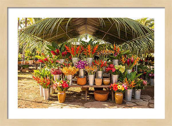 Farmers Market Flower Display