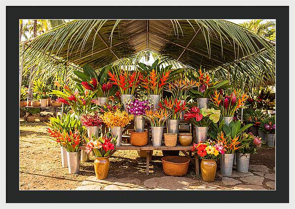 Farmers Market Flower Display