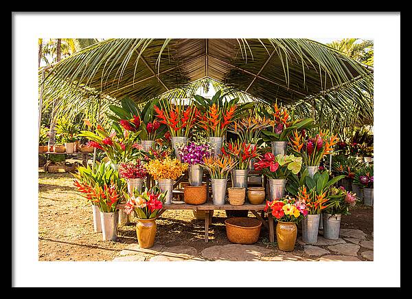 Farmers Market Flower Display