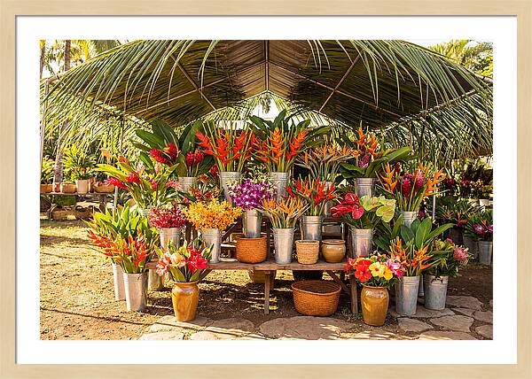 Farmers Market Flower Display