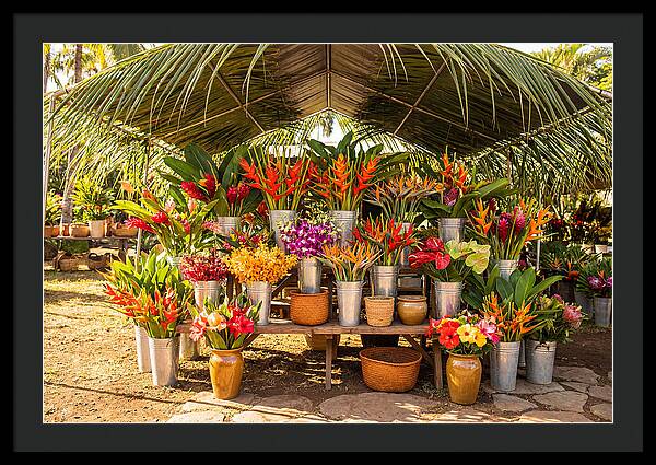Farmers Market Flower Display