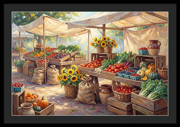 Farmers Market Scene