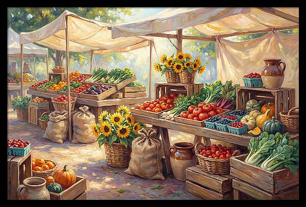 Farmers Market Scene