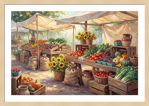 Farmers Market Scene