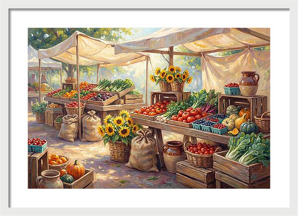 Farmers Market Scene