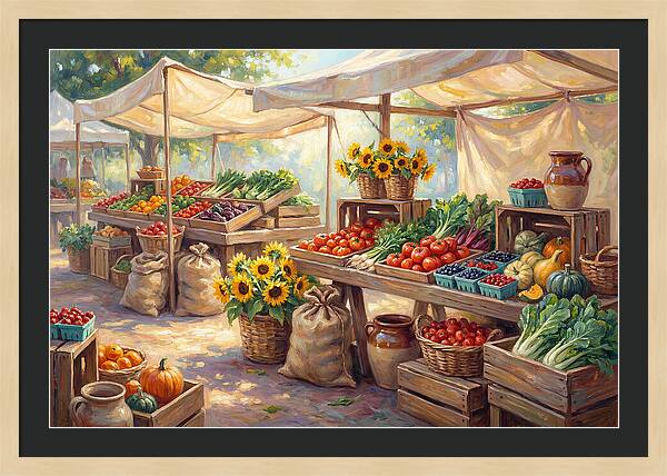 Farmers Market Scene