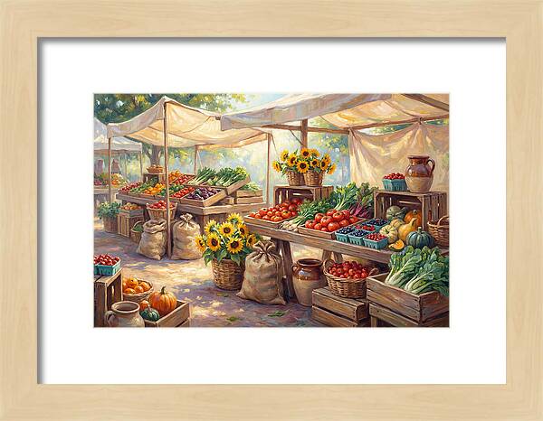 Farmers Market Scene