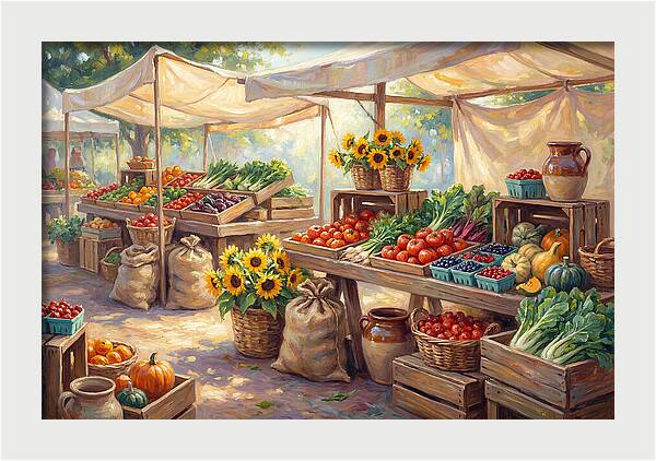 Farmers Market Scene