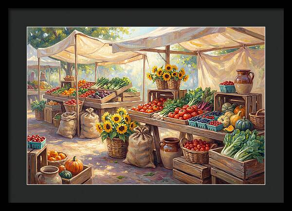 Farmers Market Scene