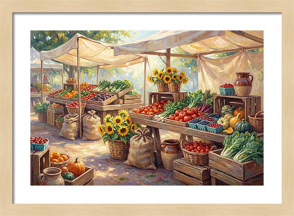 Farmers Market Scene