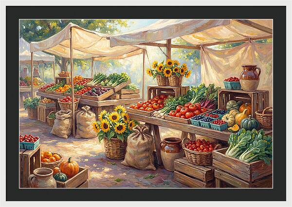 Farmers Market Scene