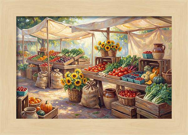 Farmers Market Scene