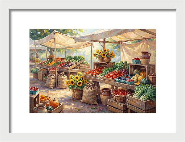 Farmers Market Scene
