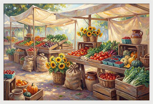 Farmers Market Scene