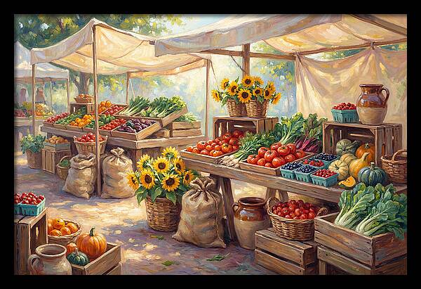 Farmers Market Scene