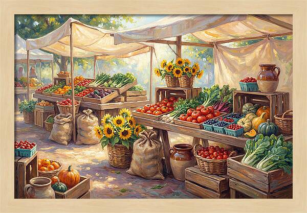 Farmers Market Scene