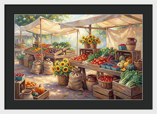 Farmers Market Scene