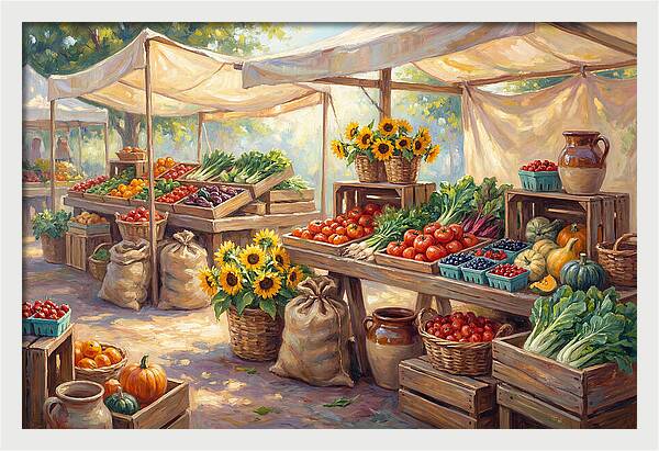 Farmers Market Scene