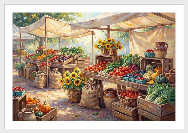 Farmers Market Scene