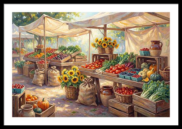 Farmers Market Scene