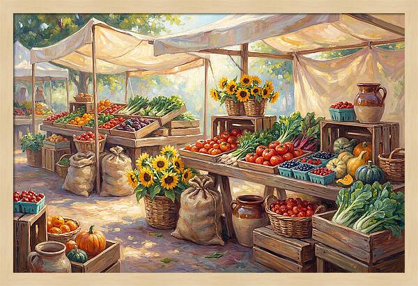 Farmers Market Scene
